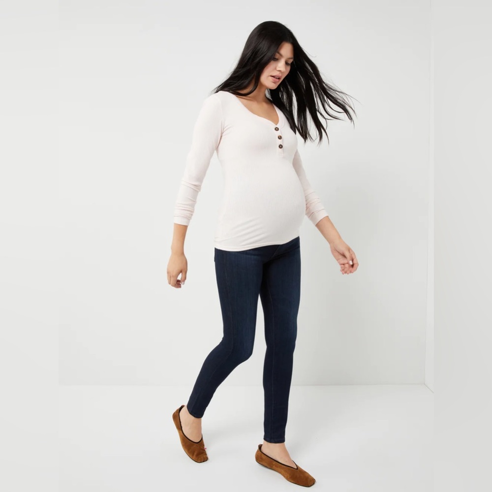 AG JEANS SECRET FIT BELLY SUSTAINABLE LEGGING ANKLE MATERNITY JEANS 28